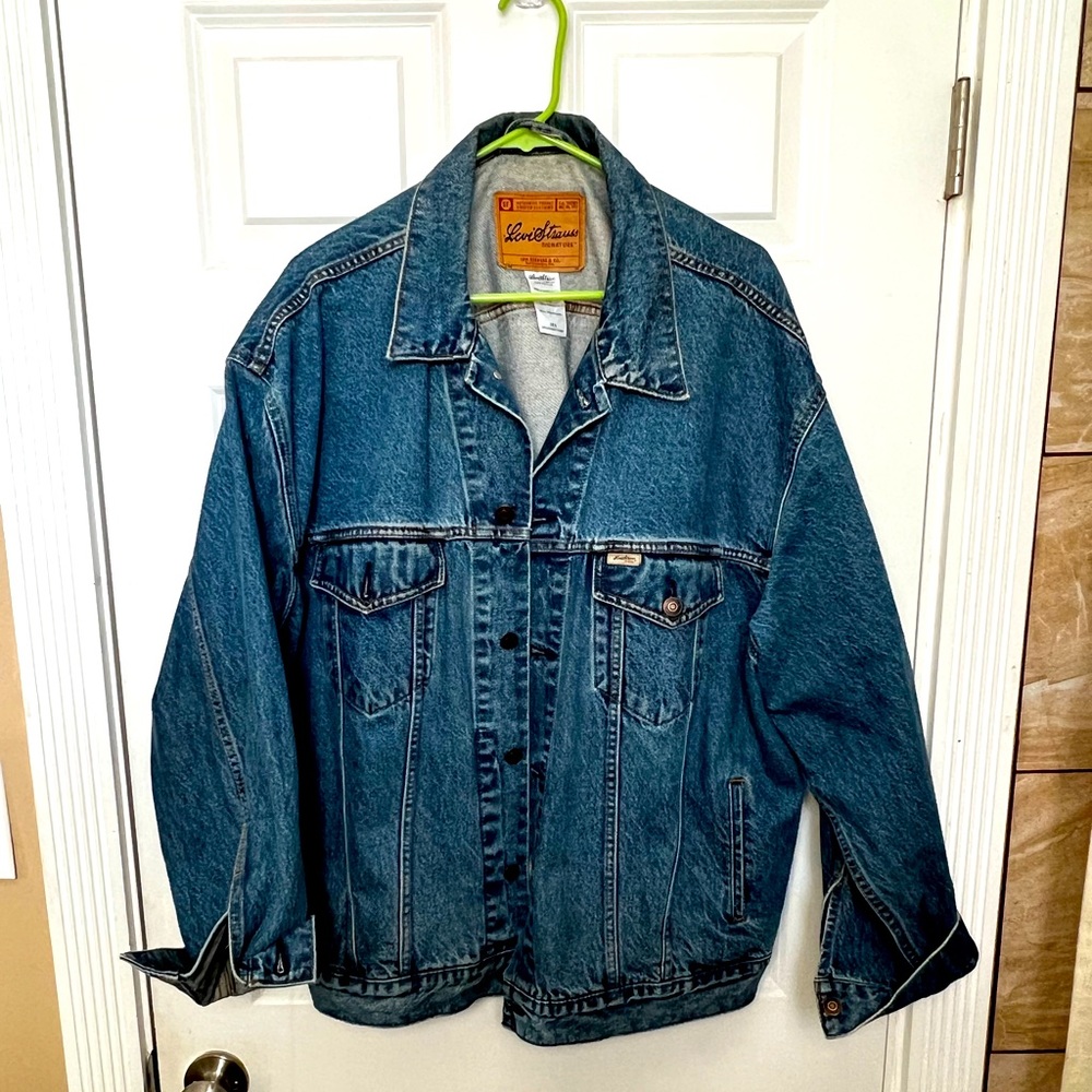 Levi's Signature Series Men's XL 100% Cotton Made In Bangladesh BF Jean Jacket